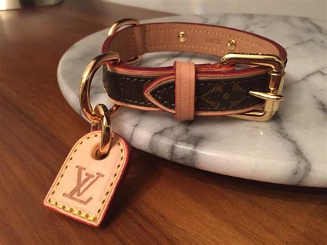 louis vuitton puppy harness|faux Louis Vuitton dog collar.